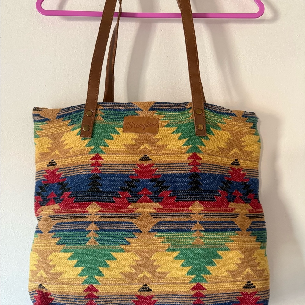 Wrangler Southwestern Pattern Tote Bag